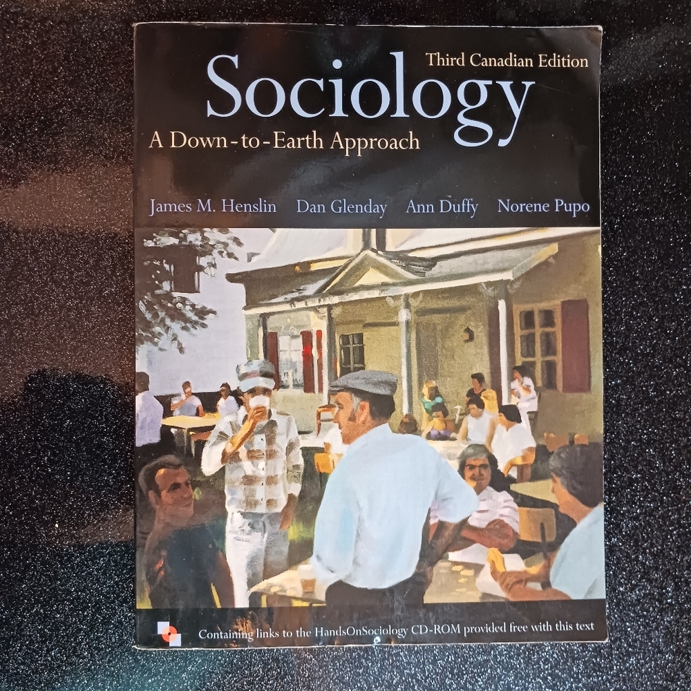 Sociology A Down to Earth Approach by James Henslin.
